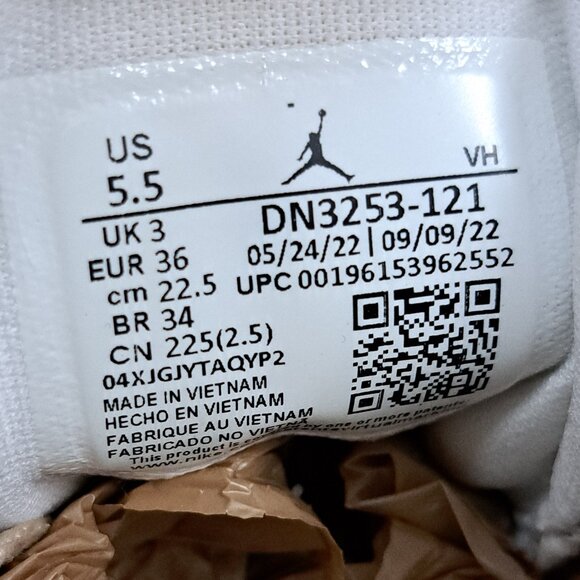 Size 5.5 Nike Air Jordan 1 Elevate High Desert White DN3253-121 Women - Picture 7 of 13